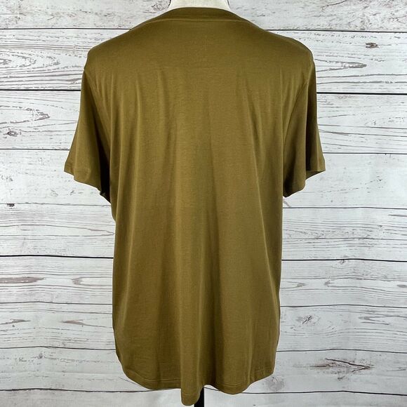 A New Day X-Large T-Shirt Crew Neck Short Sleeve Olive Green New - Picture 3 of 6